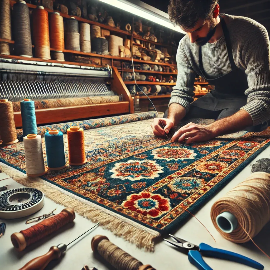 هزینه های ترمیم و رفوگری فرش دستباف